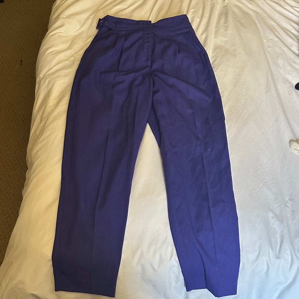 Elegant Purple Women's Trousers